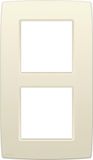 Niko Original Plaque de recouvrement - 2 modules - Crème