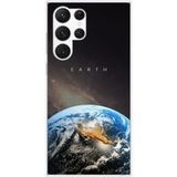 1001 coques Samsung Galaxy S23 Ultra Siliconen Hoesje - Earth Design