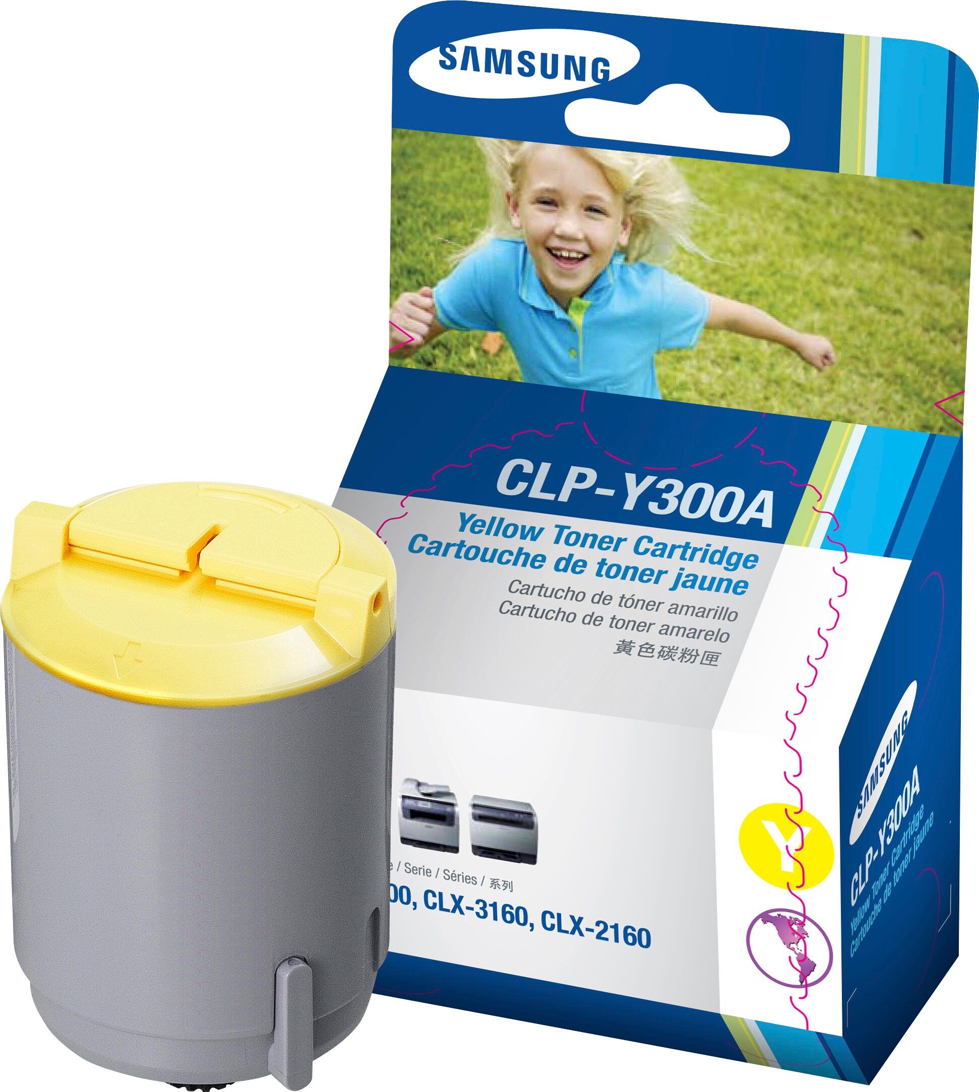 HP Samsung CLP-Y300A Yellow Original Toner Cartridge