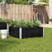 Maison Exclusive - Jardinière Bois massif pin noir 100x100 cm