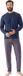 Mey Herren Pyjama Lang Serie Red Tile