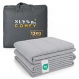 Sleep Comfy Verzwaringsdeken - 13 kg - 200x200cm - Lichtgrijs