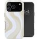 Selencia Vivid Backcover voor de Apple iPhone 18 Pro Max - Desert Waves Beige