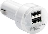 Pulse Pulse Autolader Usb Dubbel 12/24 Volt 2,1a Wit