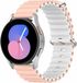 By Qubix Qubix Garmin Venu 2 - Ocean Style bandje - Lichtroze - wit - rubber