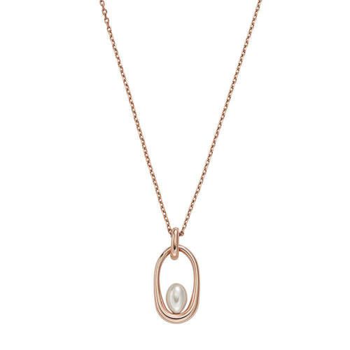 Skagen SKJ1749791 Agnethe Ketting - Roségoudkleurig - Staal