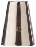 Silikomart Mini Decor Tube 05 – spuitpistool van roestvrij staal