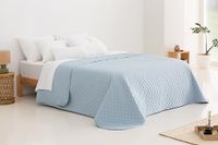 Todocama Fijne sprei met sterdesign, 100% microvezel, lichtblauw