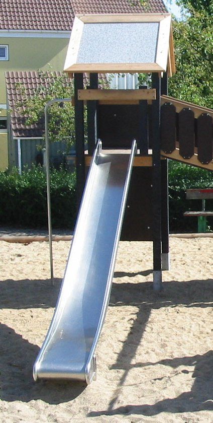 Intergard Glijbaan RVS speeltoestellen laag (platformhoogte 250cm)