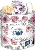 Aladine Stampo Stempel Set Bloemen 34 stuks