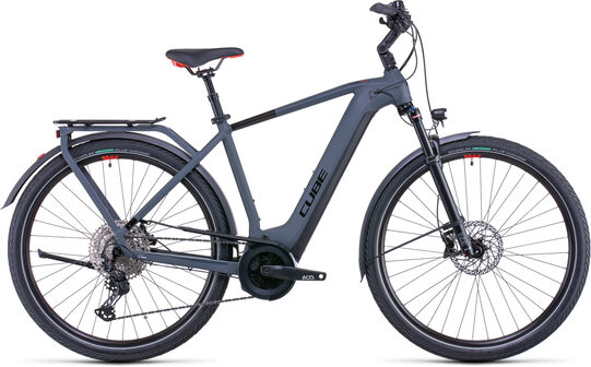 CUBE CUBE TOURING HYBRID EXC 500 GREY/RED 2022 / grey/red / Dames /  / 2022