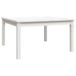Syfax Tuintafel massief grenenhout wit