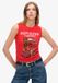 Superdry Tattoo Rhinestone-hemdje Dames Vesten Soda Pop Red