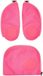 Ergobag Set de sécurité pour cartable - 3 pièces - Visibilité accrue - Rose