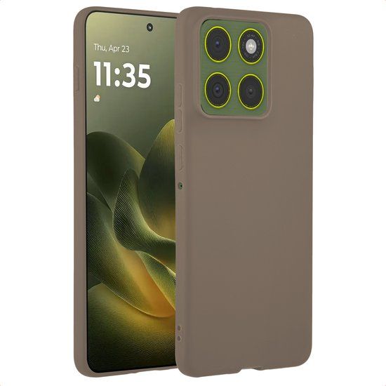 imoshion Color Backcover - Bruin - Geschikt voor Motorola Edge 70