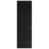 VidaXL Vloerkleed HUARTE Laagpolig Zwart Polyester 80x250 cm