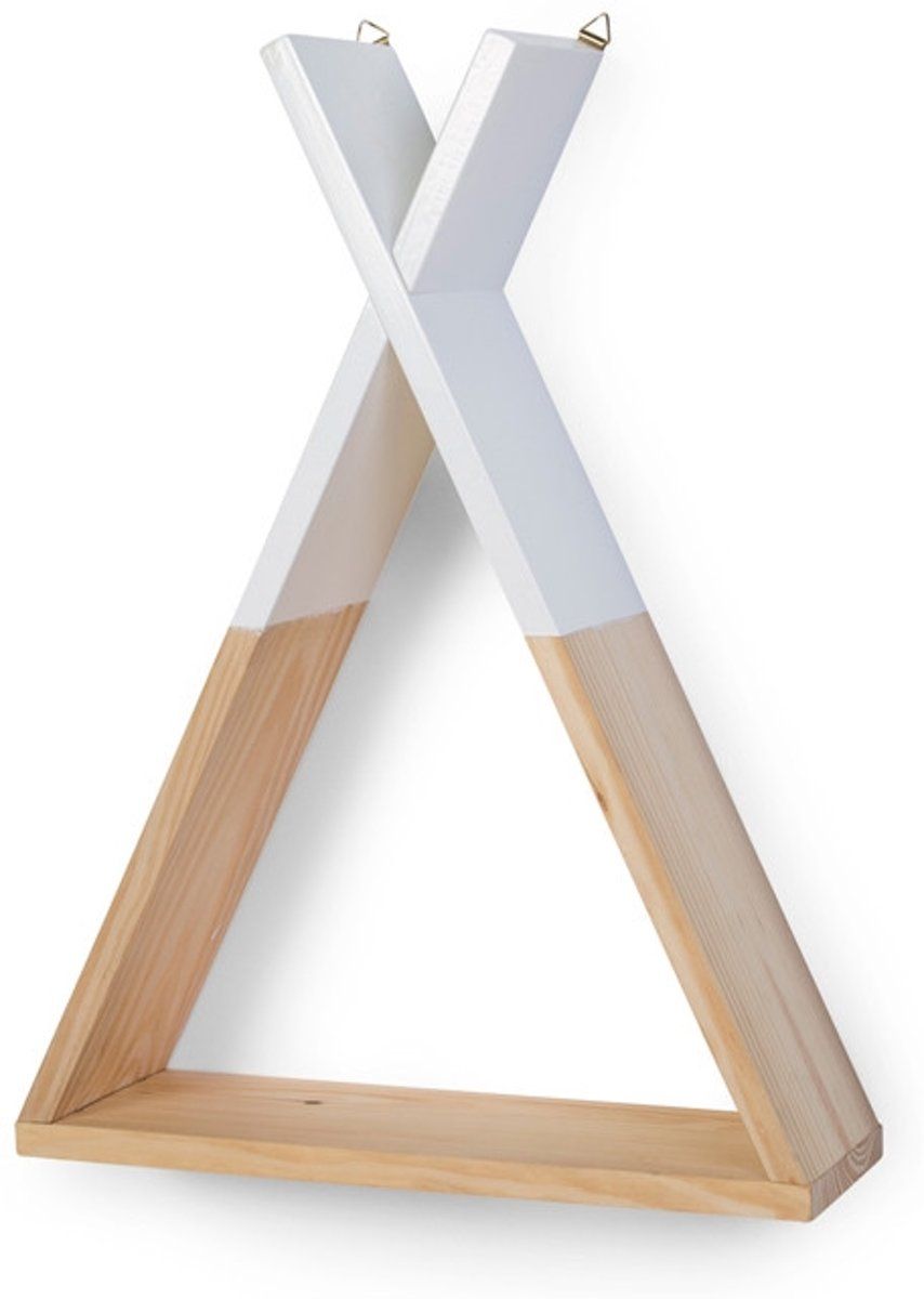 Childhome Childwood - Wandrek Tipi Natural Wit - Hout - Wit