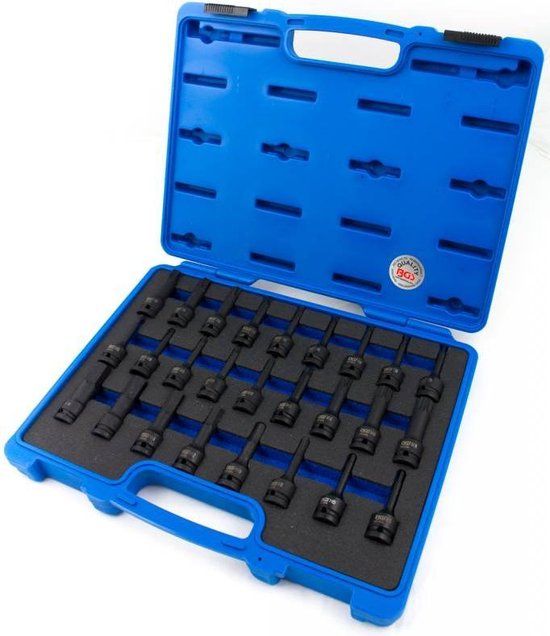 BGS Krachtbitset 26-delig | Slagmoersleutel | Inclusief koffer