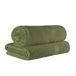 Superior Egyptisch katoen 2-delige effen badlakenset, 86,4 x 172,7 cm, 800 g/m², 2-delig, bosgroen