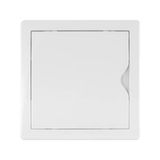 VONLIS Revisieklep 200 x 200 mm inspectiedeur 20 x 20 cm kunststof gipsplaat onderhoudsklep wit geschikt voor vochtige ruimtes inbouwklep