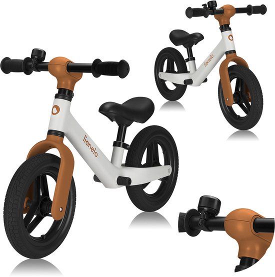 Lionelo Toni Loopfiets - Vanaf 18 mnd - Tot 30 kg - Beige