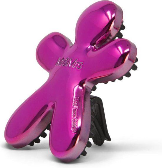 Mr & Mrs Fragrance Niki Car Chrome Fuchsia - Gardenia of Tahiti - 30g
