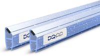 DQ-PP UM01 - Magneetstrip - 4/5/6mm Glas - UV/Schimmelbestendig - Waterkeringsprofiel - Douchedichting 2x2m Set