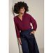LOLALIZA blouse - donkerrood