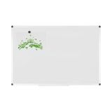 Bi-Office Ayda BioFusion Magnetisch Whiteboard, 90x60cm, Gelakt Stalen Oppervlak, Natuurlijk aluminium frame Met Kokosnoot Biocomposieten