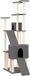 vidaXL Kattenmeubel met sisal krabpalen 190 cm donkergrijs