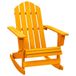 VidaXL Adirondack Schommelstoel Massief Vurenhout Oranje