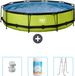 EXIT Rond Lime Frame Zwembad - 360 x 76 cm