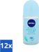 Nivea Energy Fresh Deodorantroller voor dames - 48 uur langdurige bescherming - 50 ml - Voordeelverpakking - 12 stuks