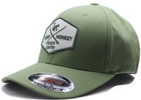 Surf Monkey Baseballpet - Unisex / Elastische pasvorm (Sage L-XL)
