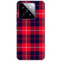 Xiaomi Bedrukt siliconen hoesje compatibel met Xiaomi 14 Tartan Rouge 2