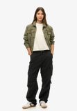 Superdry Para cargobroek met lage taille voor dames - Zwart