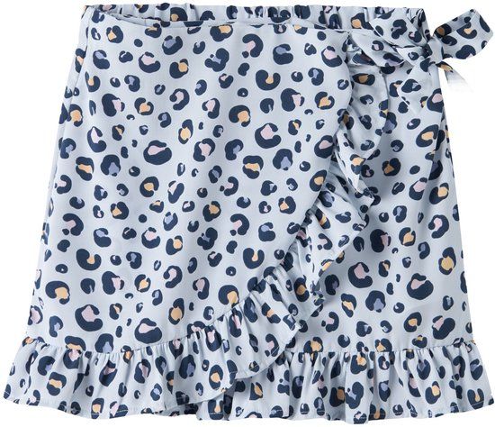 Name it Rok WIKKEL Kinderen Blauw Panterprint Polyester A-lijn