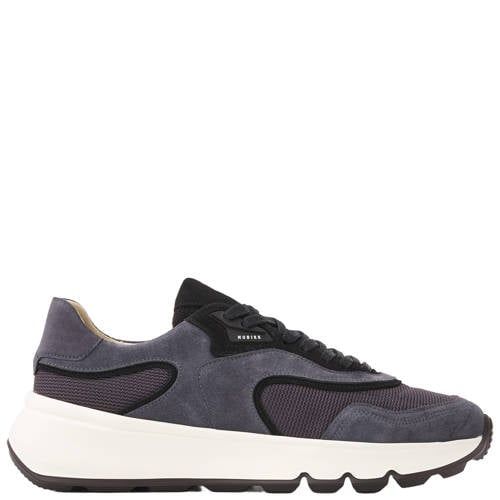 Nubikk Luca Noa leren sneakers donkerblauw