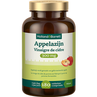 Holland & Barrett Appelazijn Poeder 300mg - 180 tabletten