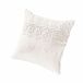LOBERON Kussenhoes Fianna wit Katoen Effen 40x40 cm