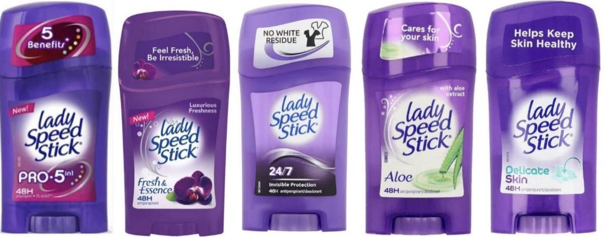 Lady Speed Stick Lady Speed Stick™ Super 5 Star Collectie Deodorant Vrouw 5 x 45g