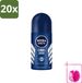 Nivea 20 x Cool Kick Men's Roll-on Deodorant - 48 Hours Long Lasting - 50 ml - Bulk Packaging - Anti-perspirant