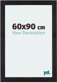 Your Decoration Cadre Puzzle 60x90 cm Noir Bois-grain