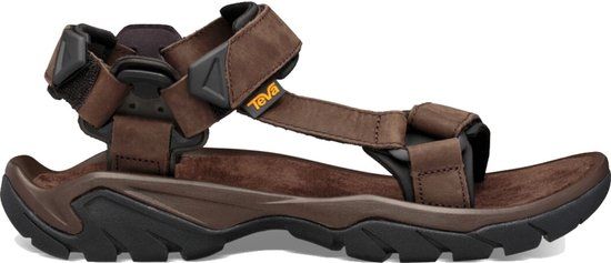 Teva M TERRA FI 5 UNIVERSAL Leren Heren Sandalen - TURKISH COFFEE