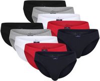 Tom Tailor Slip Mini Slip 10er Pack Set van 10 Blauw/wit/rood Katoen Mannen M