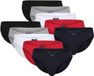 Tom Tailor Slip Mini Slip 10er Pack Set van 10 Blauw/wit/rood Katoen Mannen M
