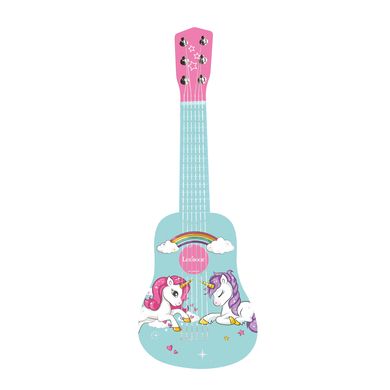 LEXIBOOK Mijn eerste houten gitaar met magische eenhoorn