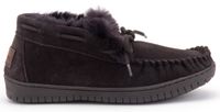 Warmbat Bunya Suede Dames Sloffen - Bruin