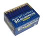 Set van 50 stompkaarsen, diameter 2,1 cm, hoogte 16 cm, brandduur 5 uur, kleur blauw
