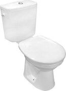 Nemo Go Herat PACK staand toilet onder uitgang 23 cm met WCzitting reservoir met Geberit spoelmechanisme wit porselein 9770N003-7204